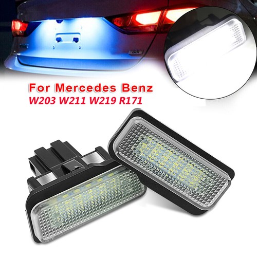LED License Plate Tag Light Bulbs For Mercedes Benz W203 W211 W219 2001-2011 - Afbeelding 1 van 23