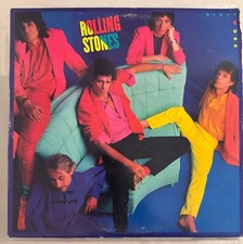 ROLLING STONES – DIRTY WORK - VINYL LP BLACK 1986 CBS PROMOTONE- VG+ - #A1