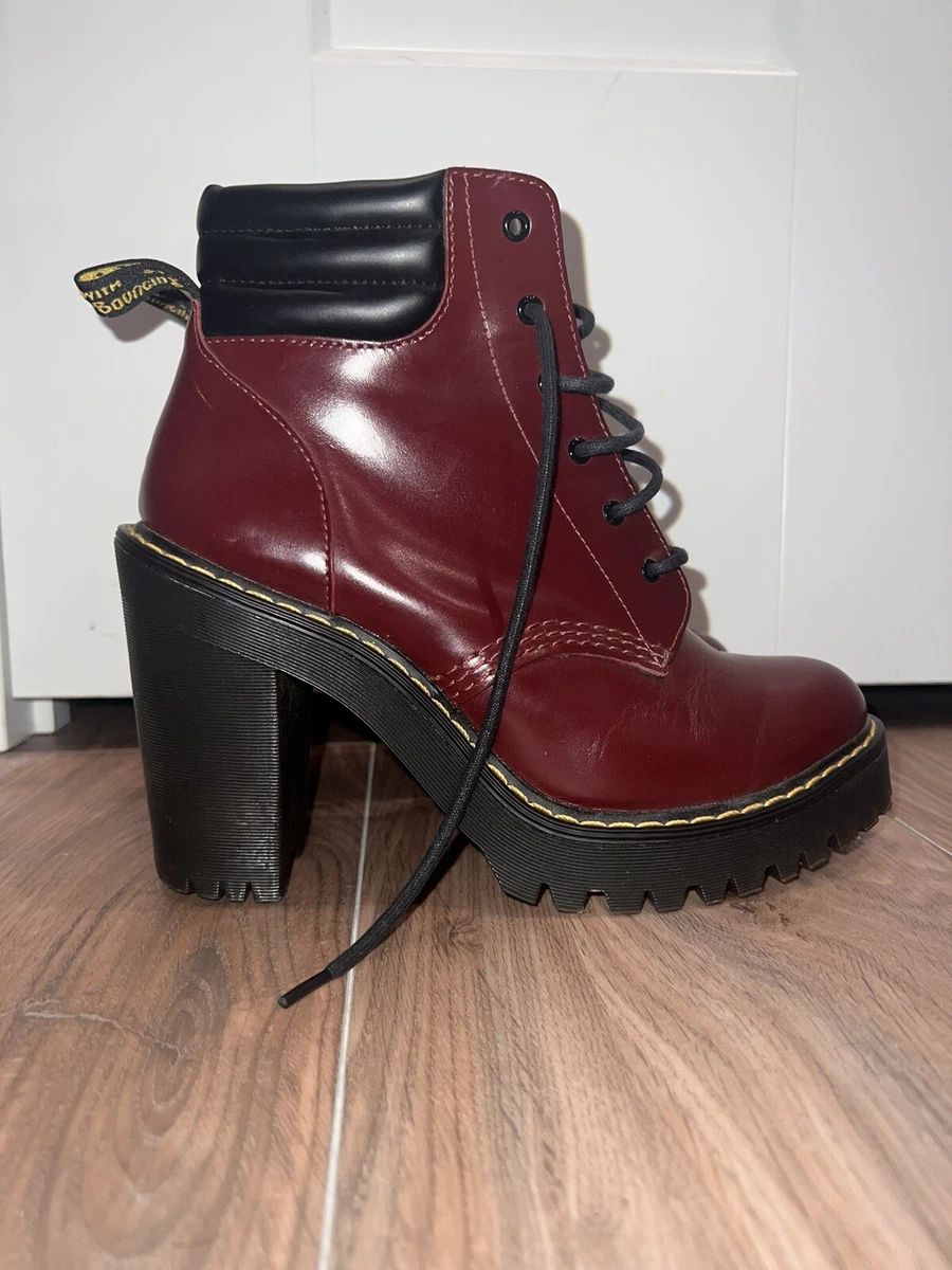 Dr martens persephone red discount