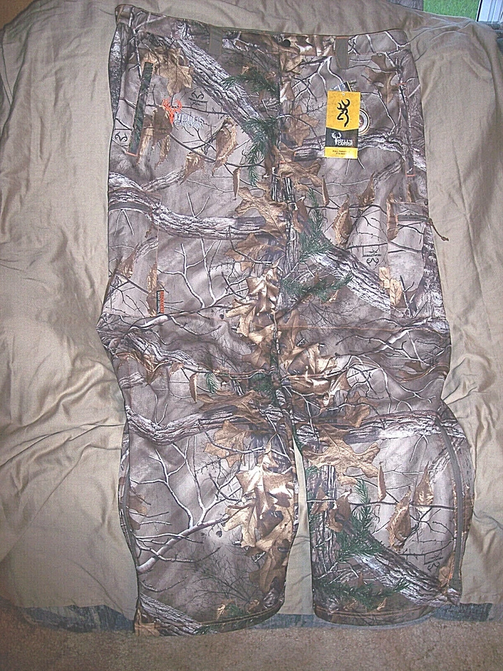 Men 2X Camo Pants Realtree Camo Hunting Pants Advanced Scent Control Pants Lined - Image 2 of 4