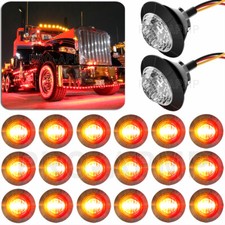 20X 3/4 LED Side Marker Clearance Lights Dual...