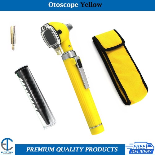 Fiber Optic Mini Otoscope Ophthalmoscope Medical Ear Examination Free Led New - Picture 19 of 21