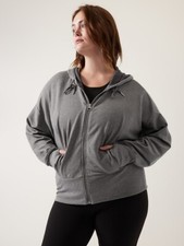 Athleta Plus 3X Balance Sweatshirt Grey Heather NEW  860065