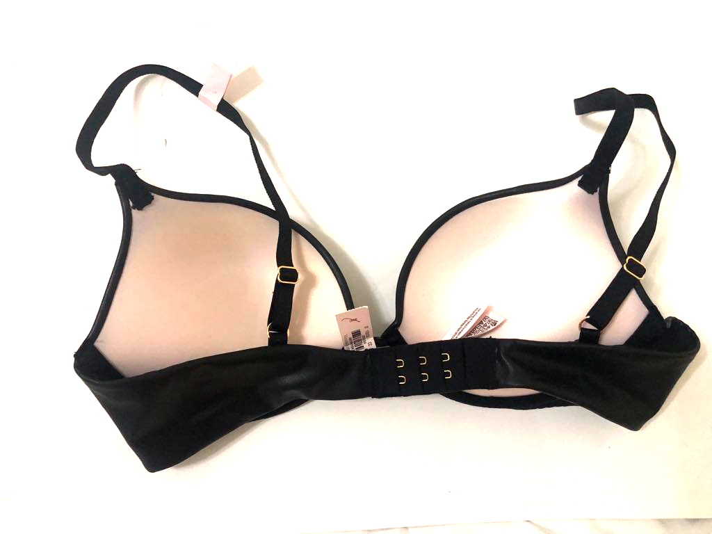 下着・アンダーウェア V.I.P.A lingerie KLEOPATRA Push-up Bra Victoria's Secret Very Sexy Push Up Bra Faux Leather Black NWT | eBay