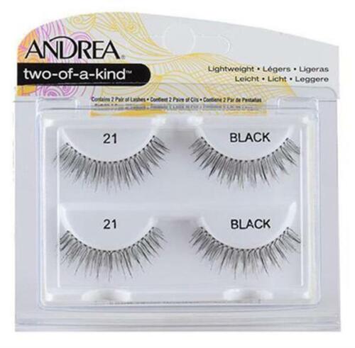 Andrea Two-of-a-Kind Twin Pack #21 cils noirs  - Photo 1/2