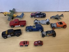 LOT OF 11 VINTAGE DIECAST CARS, HOT WHEELS, MATCHBOX Micro Machines 0 Ship