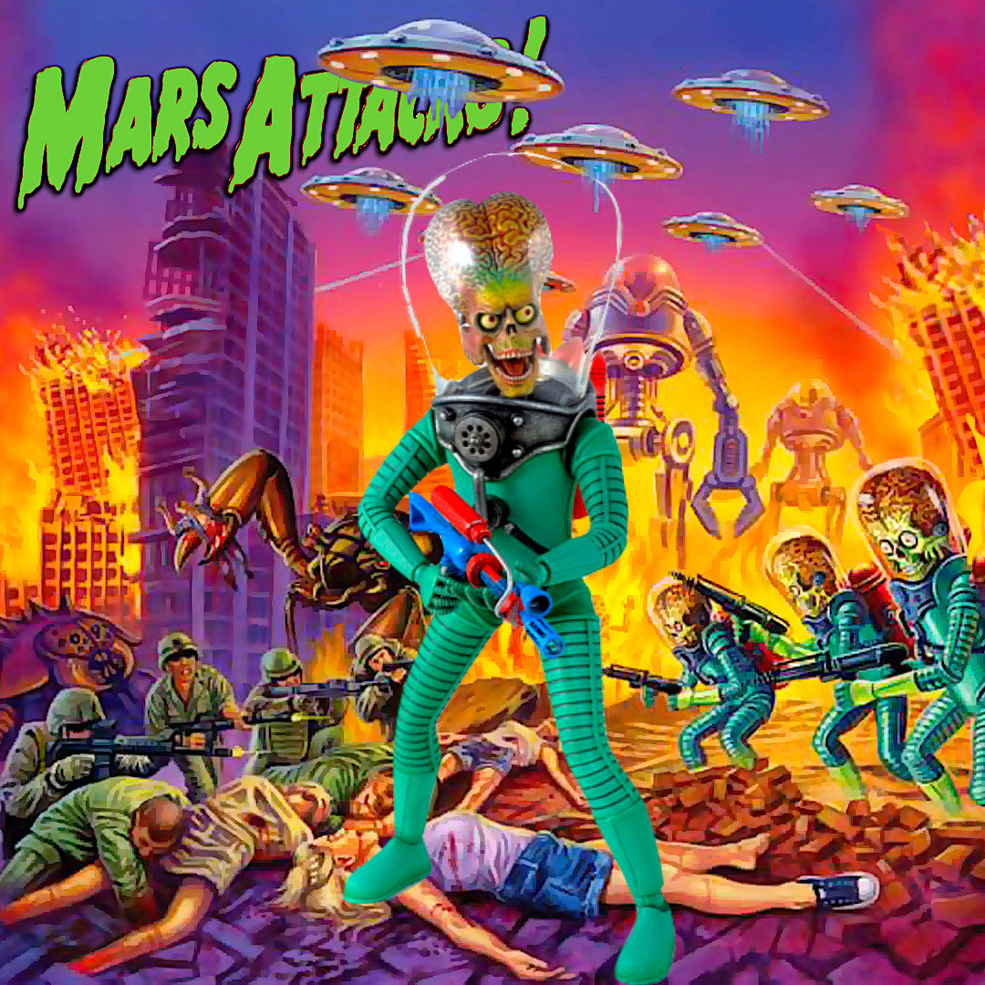 1/6 Mars Attacks Backdrop 15