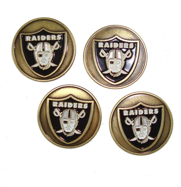 Oakland / Las Vegas Raiders Golf Ball Markers (Set of 4) eBay