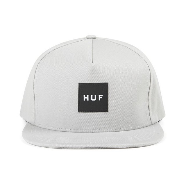 Huf BOX LOGO SNAPBACK Cloud Grey 