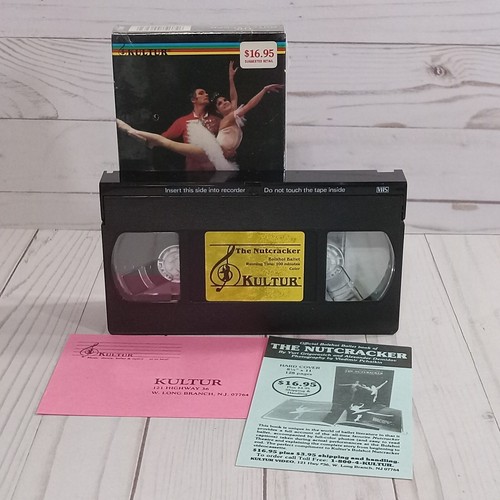 The Nutcracker VHS Tape Live Bolshoi Ballet Performance from 1978 SHIPS FREE - Picture 3 of 13