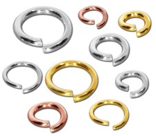 925 ECHT SILBER *** Bindering Biegering f&uuml;r Ketten / Ohrringe / Schmuck