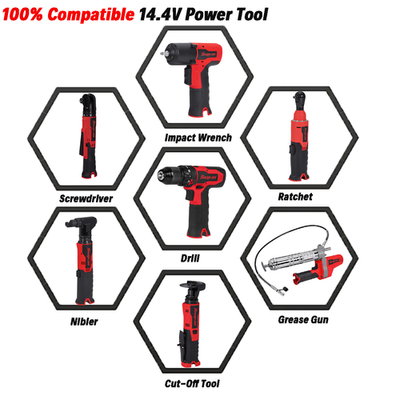 2 Pack For Snap-on 14.4V Battery CTB8174 CTB8172 CT861DB CTC722