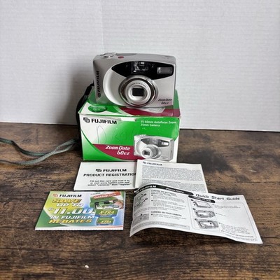 Fujifilm Zoom Date 60ez Film Camera - Silver - Floor Display Model