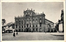 Vintage Postcard Prague Archbishop Palace Czechoslovakia Posted 1948 Stamp