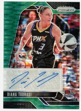 2024 Panini Prizm WNBA Signatures Prizms Green Pulsar #13 Diana Taurasi Auto /25