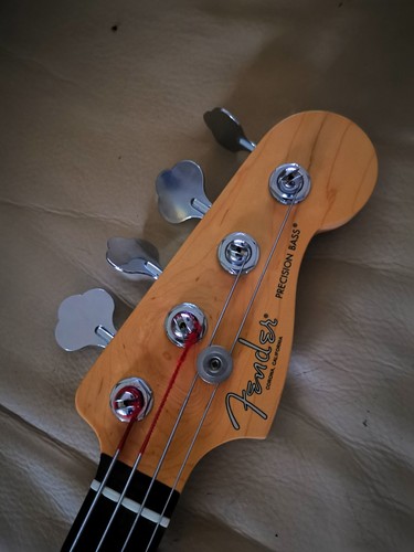 fender précision bass U. S. FSR candy Red Apple - Imagen 4 de 10