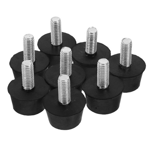 8 Pcs Screwed Foot Pad Adjustable Feet Rubber Leg Furniture Stabilizers - Picture 11 of 12