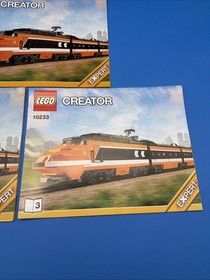 LEGO&reg; Creator Expert 10233 Horizon Express Instruction Manuals Only! Some Wear!