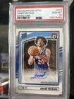 Jared McCain 2024 Donruss Optic Rated Rookie Auto RC 76ers PSA 10