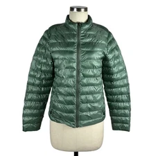 LOLE Maria Green Full Zip Puffer Jacket Women's Size Small Outdoor Lightweight