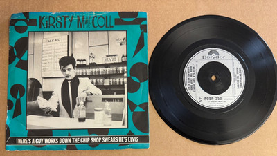 POSP 250 Kirst MacColl There's A Guy Works Down The Chip Shop Swears He's 45 rpm
