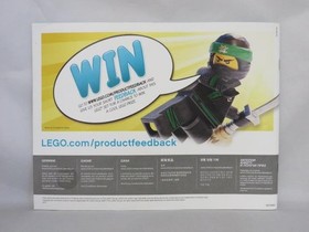 LEGO #70611 : The NINJAGO MOVIE - WATER STRIDER (Instruction Manual Only) (EX)