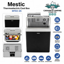 Mestic MTEC-25 Electric Cool Box 23L 12V 240V Camping Fridge Car Caravan Cooler