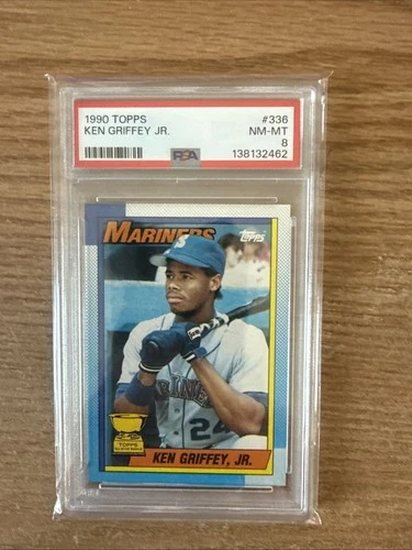 1990 Topps - Ken Griffey Jr #336 PSA 8