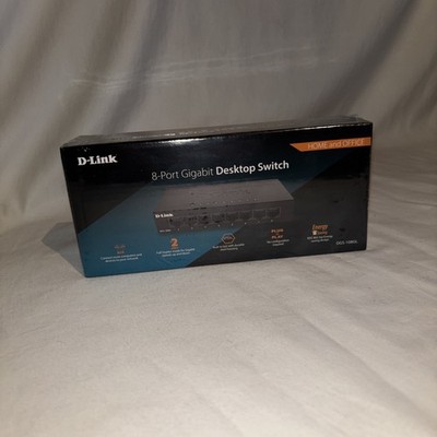 D-Link DGS-108GL 8 Port Gigabit Metal Unmanaged Desktop Switch - NIB
