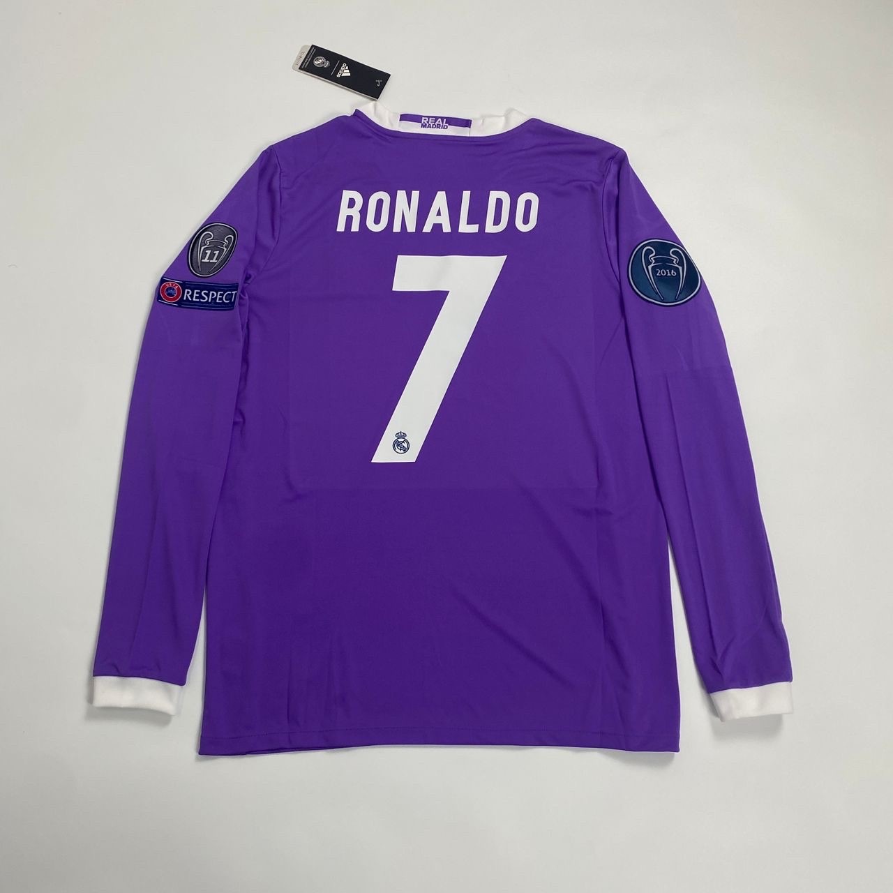Real Madrid 16/17 Long Sleeve Away Ronaldo #7 Jersey S-XL