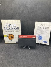 Great Baseball (Sega Master System SMS, 1987) Tested - Complete In Box