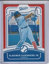 2021 CLASSICS VLADIMIR GUERRERO JR.  BASEBALL CARD #13,SN. ((100/100))