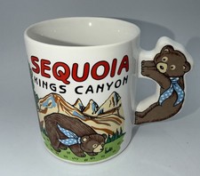 Sequoia Kings Canyon National Park KWC Japan Ceramic Kids Souvenir Mug Vintage