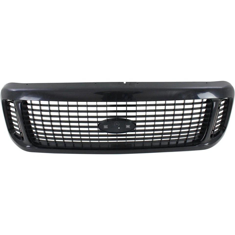 Grille For 2001 Ford Excursion Black Shell w/ Gray Insert Plastic - Image 4 of 4