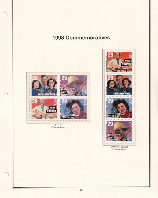 MNH  USA     MOUNTED ON MYSTIC HINGLESS ALBUM PAGES   (AHC  667)