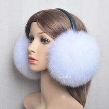 New Luxury Women Warm Real Fur Earmuffs Natural Fur Ear Muffs Real Fur Earmuff
