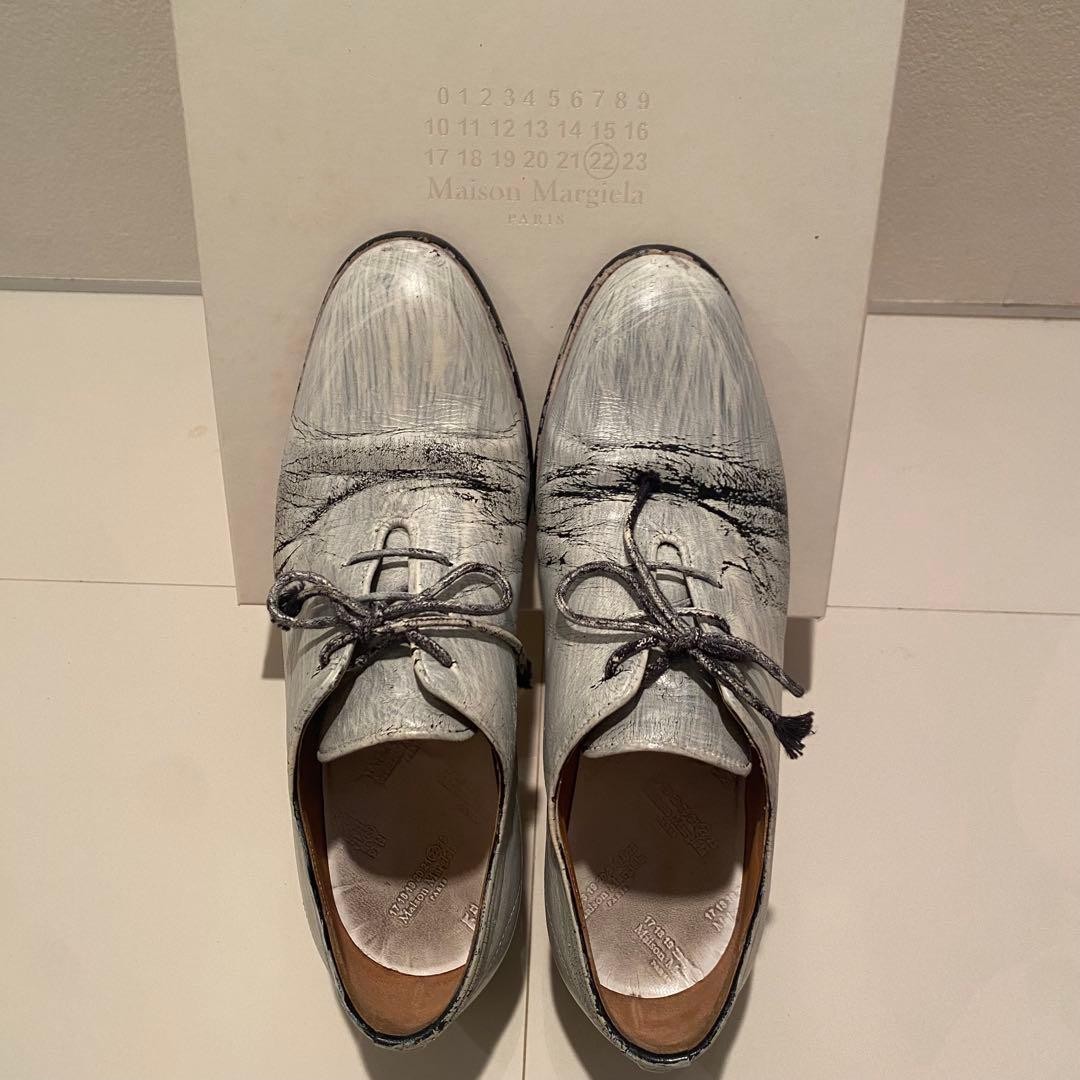 Maison Margiela Leather Shoes Paint Women Loafer Original Shoes | eBay