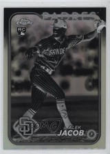 2024 Topps Chrome Update Negative Refractor Alek Jacob #USC129 12yh