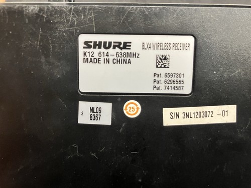 Sistema de micrófono inalámbrico de mano Shure BLX24/SM58 K12 - Imagen 8 de 8