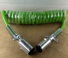 HD Value 15’ 7-Way ABS Coil Cord w/ 12” Lead HDV-715ABSC thumbnail 1