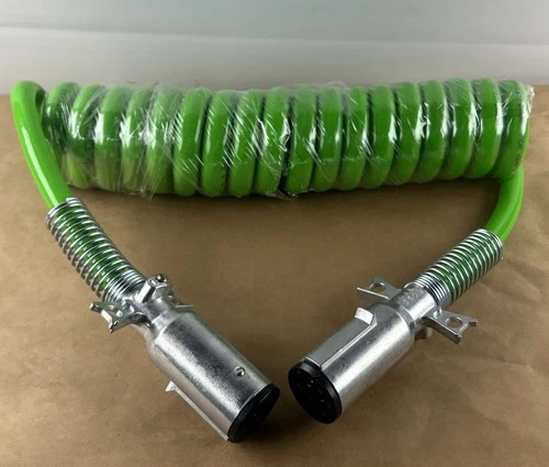 HD Value 15’ 7-Way ABS Coil Cord w/ 12” Lead HDV-715ABSC