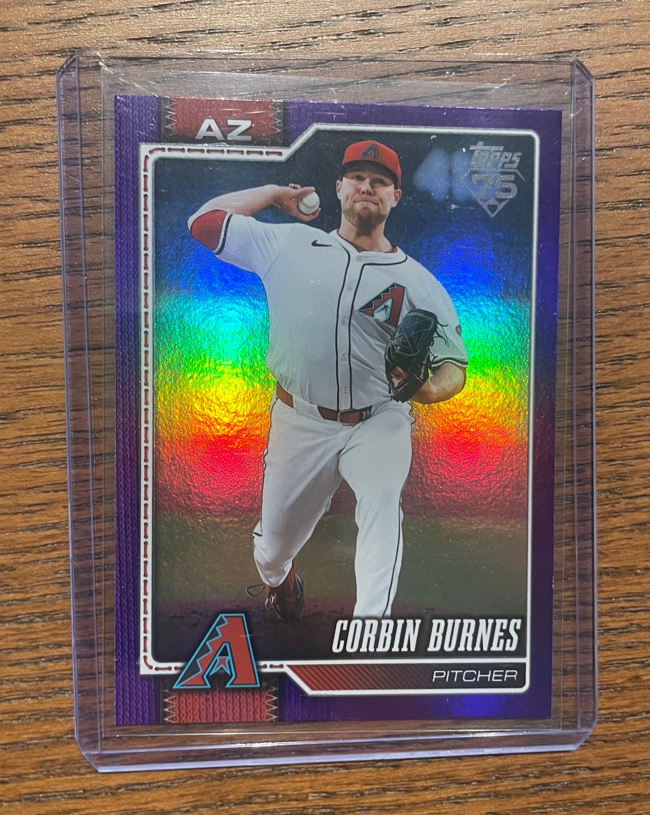 2026 Topps Series 2 Corbin Burnes #630 Arizona Diamondbacks Purple Foil #/250