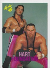 1990 Classic WWF #38 Hart Foundation