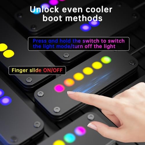 Interrupteur d'alimentation LED commande tactile pour ordinateurs de bureau avec câble répartiteur - Photo 7/8