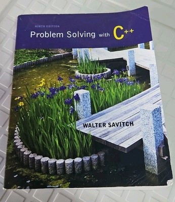 Problem Solving with C++ (9th Edition) - Paperback By Savitch 