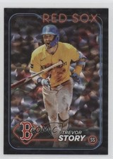 2024 Topps Series 2 Super Box Black Foil Trevor Story #601 0e2x