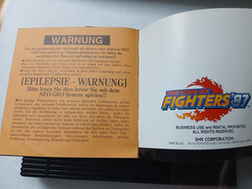 The King of Fighters 97 NEOGEO AES US SNK KOF 97 *READ DESCRIPTION*