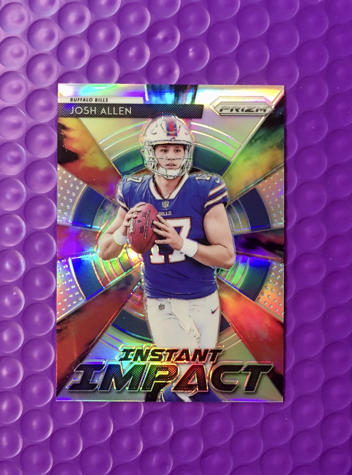 Josh Allen 2018 Panini Prizm Instant Impact Silver RC #II-5