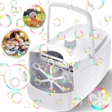 Bubble Machine, Automatic 18000+ per Minute Big Bubbles Blower Maker for Kids To