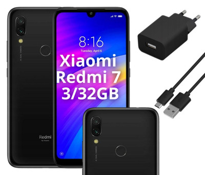 Xiaomi Redmi 7 3/32GB Dual SIM LTE Schwarz Simlockfrei Ohne Vertrag | Gut